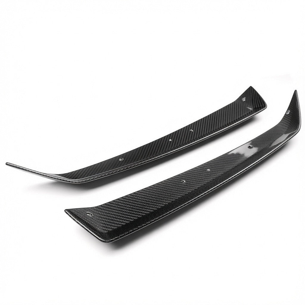 Chevrolet Corvette C8 Z06, E-Ray & ZR1 Carbon Fiber Spoiler Wicker Extensions