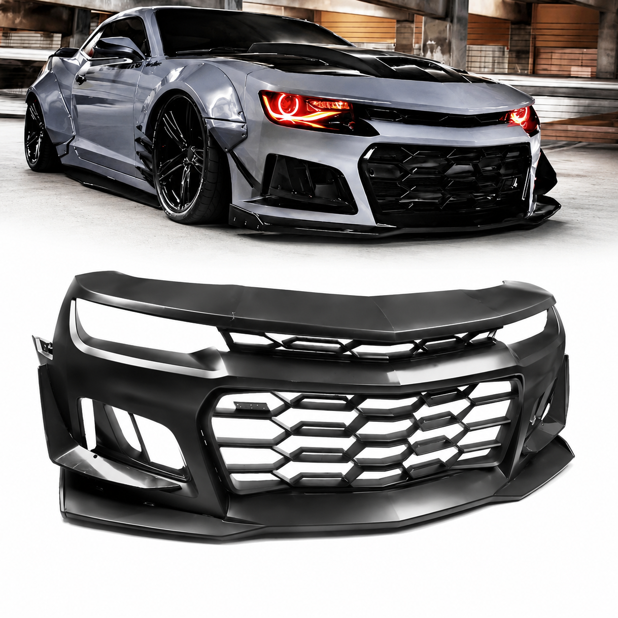 1LE STYLE FRONT BUMPER CONVERSION KIT (5TH GEN TO 6TH GEN) - CHEVROLET CAMARO (2014–2015)