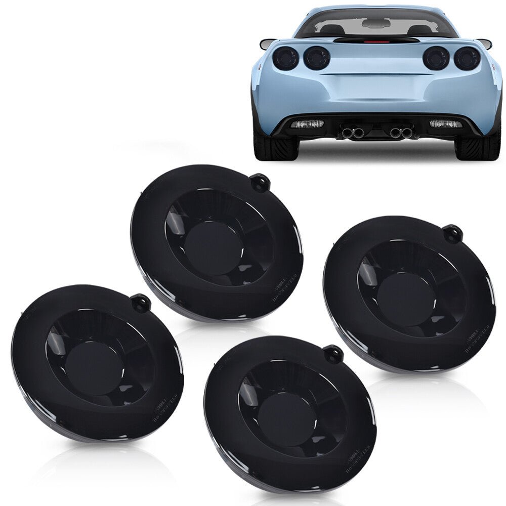 BRIGHT LED TAIL LIGHTS - CORVETTE C6 COUPE (2005–2013)