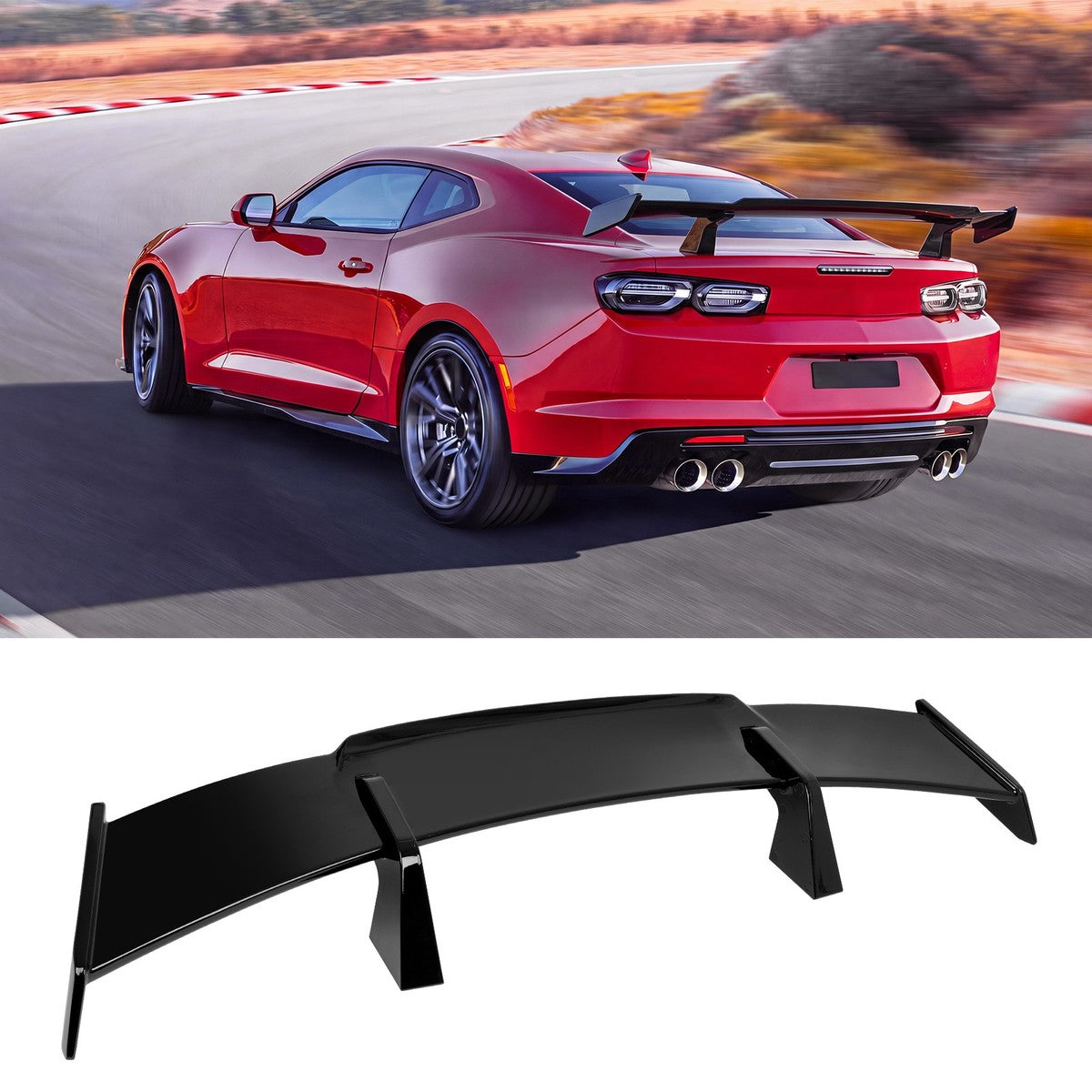 ZL1 1LE Style Conversion High-Wing Rear Trunk Spoiler – Chevrolet Camaro (2016–2023)