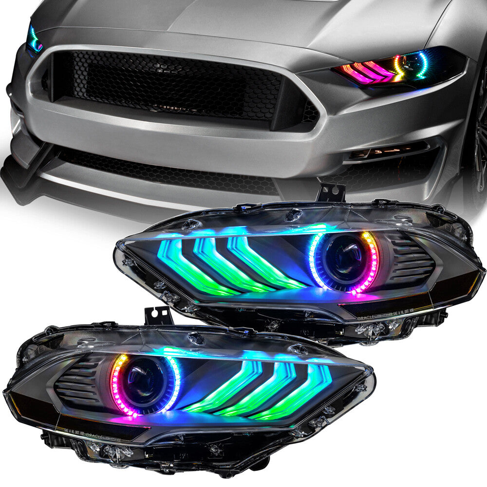 2018–2023 Ford Mustang RGB Sequential LED Headlights