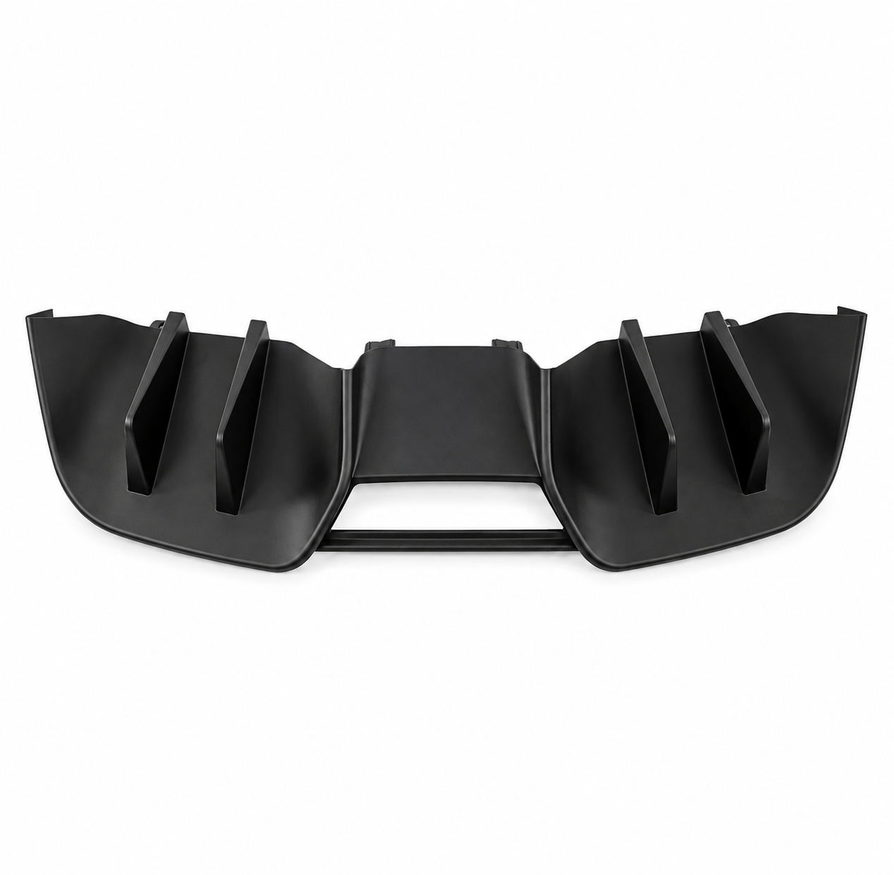 V1 MATTE BLACK REAR BUMPER DIFFUSER - FORD MUSTANG (2015–2017)