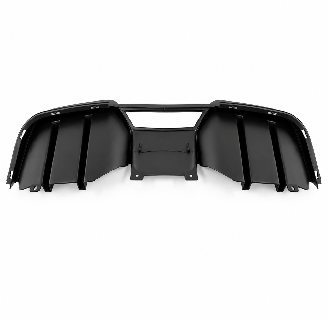 V1 MATTE BLACK REAR BUMPER DIFFUSER - FORD MUSTANG (2015–2017)
