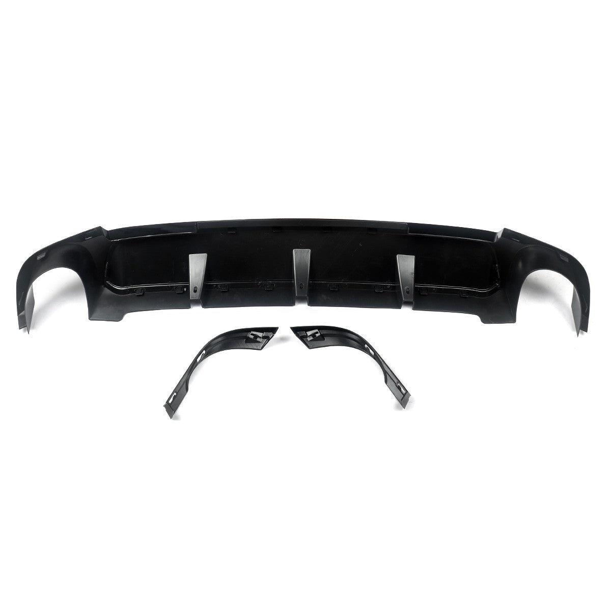 GT500 STYLE POLYPROPYLENE REAR DIFFUSER WITH FINS - FORD MUSTANG (2013–2014)