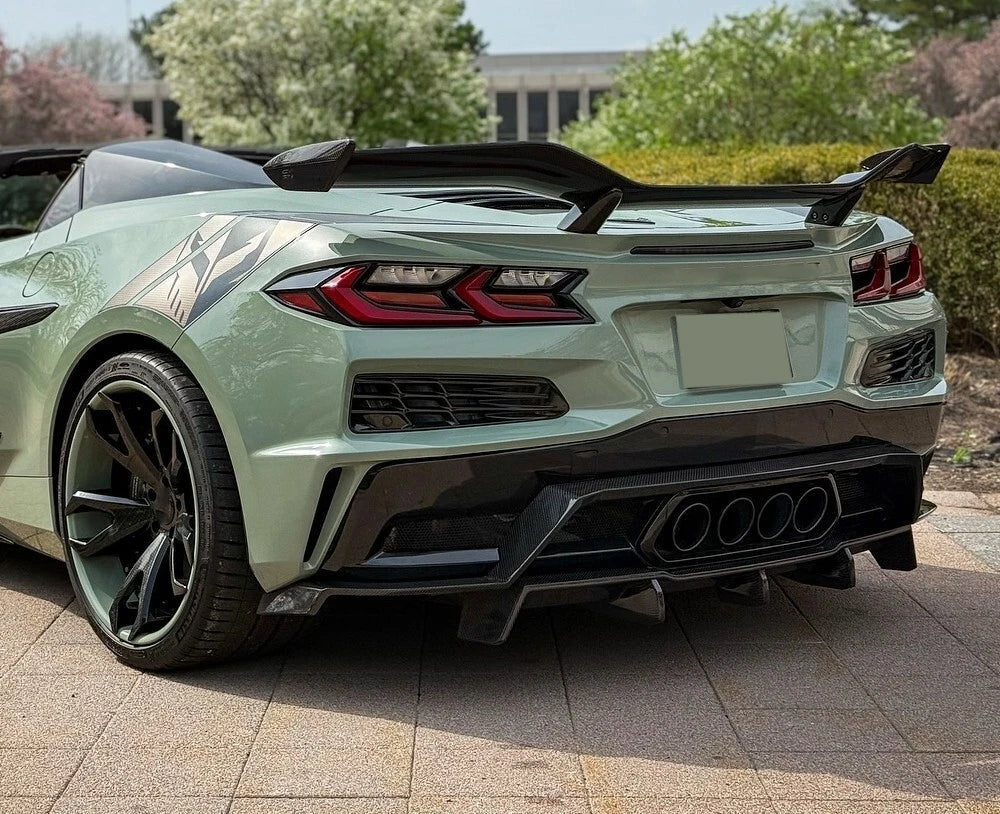 2023–2026 Chevrolet Corvette C8 Z06 AAD Carbon Fiber Rear Diffuser Add-On