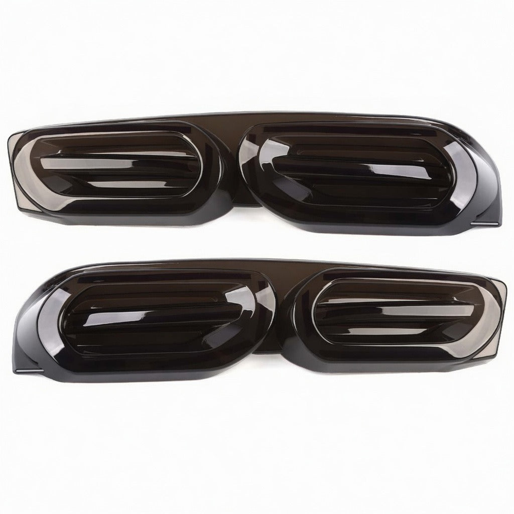SMOKE BLACK REAR TAIL LIGHT TRIM COVERS - CHEVROLET CAMARO (2019–PRESENT)
