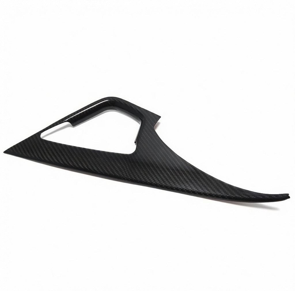 REAL CARBON FIBER CENTER HAND GRAB COVER TRIM - CHEVROLET CORVETTE C7 / Z06 / ZR1 (2014–2019)