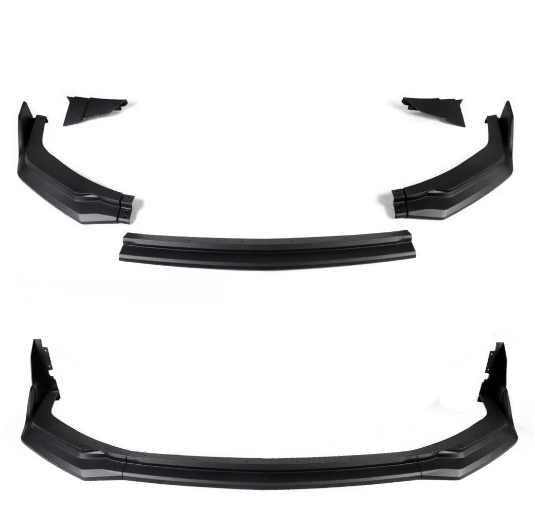 3PCS FRONT LIP SPLITTER EXTENSIONS - FORD MUSTANG GT / ECOBOOST / DARK HORSE (2024+)
