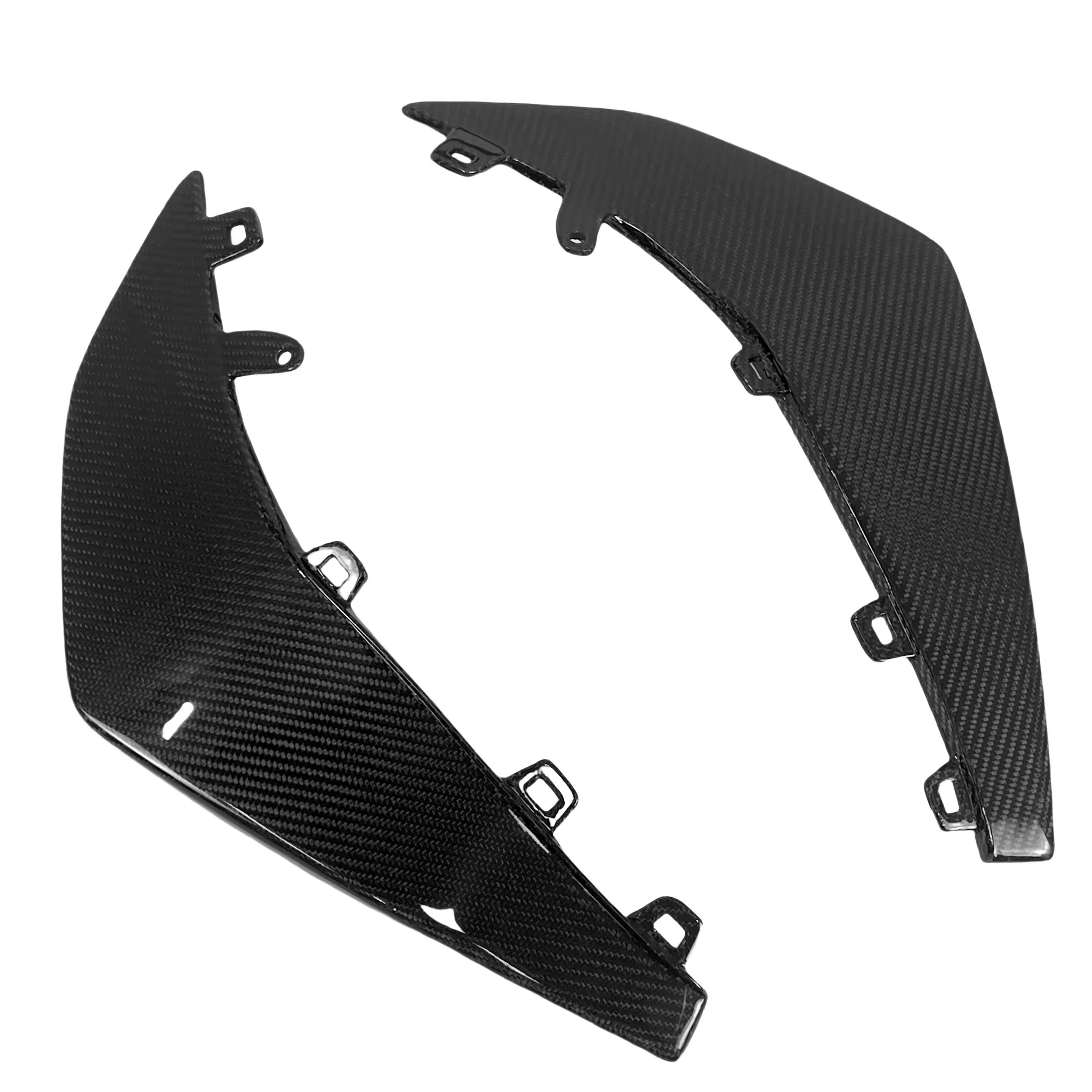 Chevrolet Corvette C8 Z06 Z07 Carbon Fiber Front Bumper Canards (2023+)