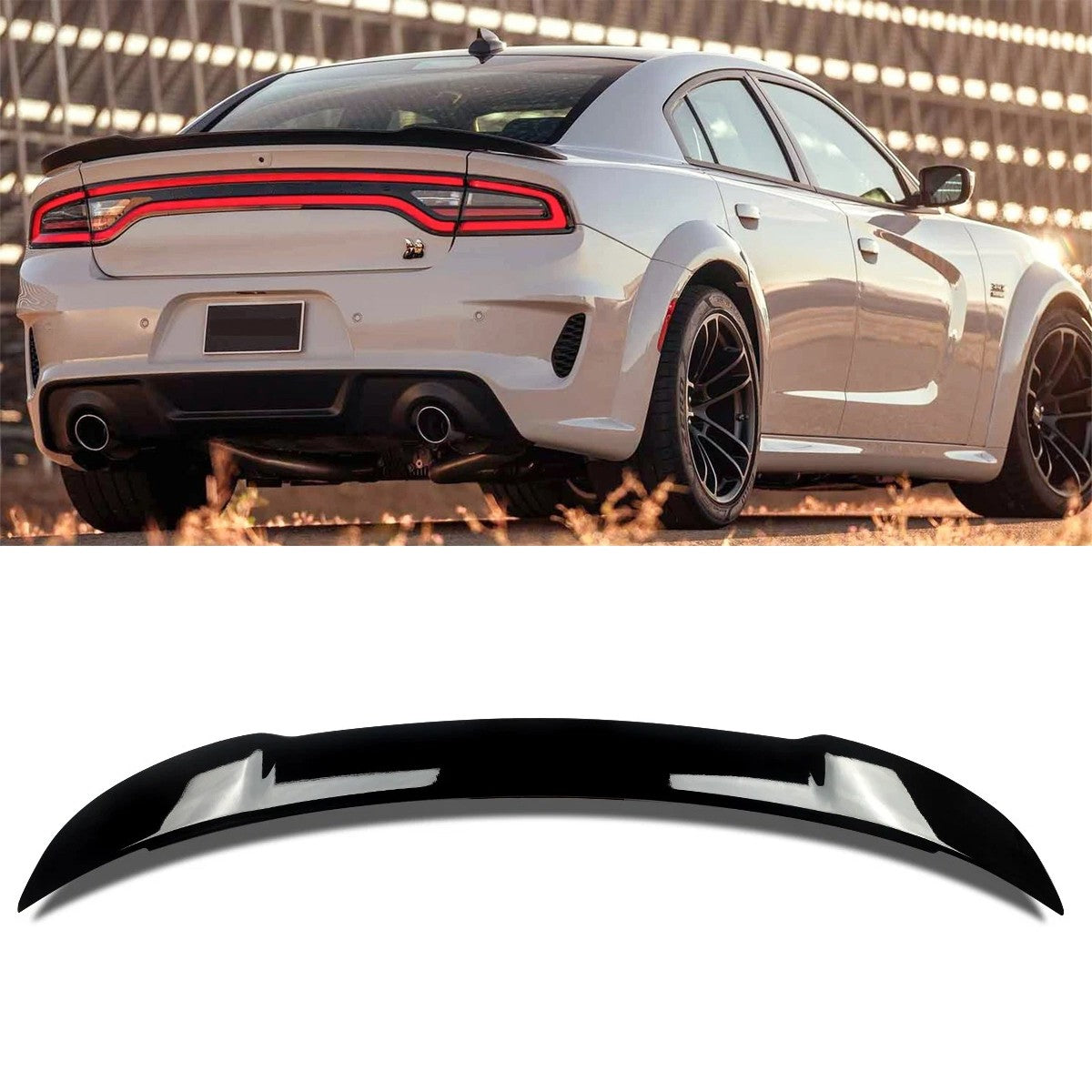 SRT HELLCAT STYLE REAR TRUNK SPOILER WING - DODGE CHARGER (2011–2023)