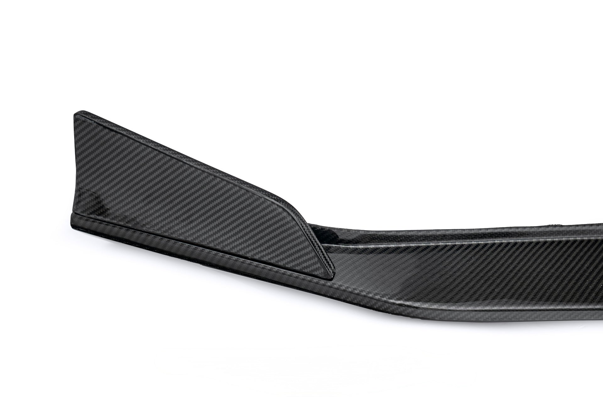 SPEEDFORM REAL CARBON FIBER FRONT LIP SPLITTER EXTENSION - FORD MUSTANG GT / ECOBOOST (2024+)