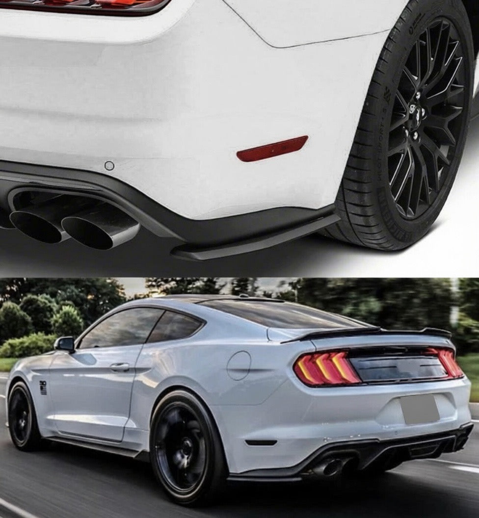 REAR BUMPER CORNER SIDE WINGLETS - FORD MUSTANG (2015–2023)