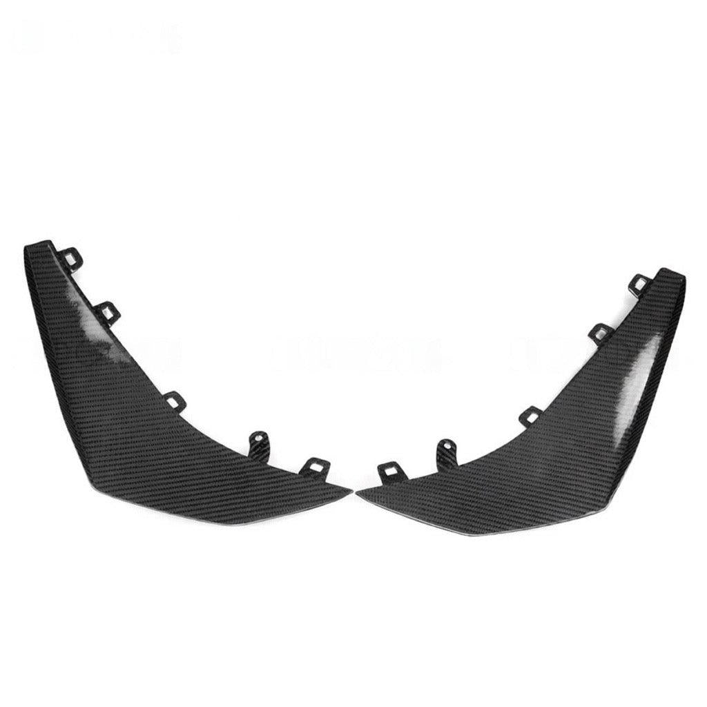 Chevrolet Corvette C8 Z06 Z07 Carbon Fiber Front Bumper Canards (2023+)