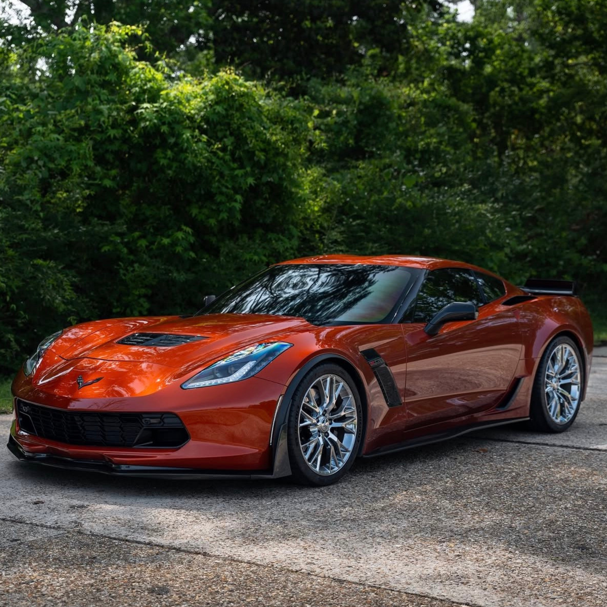 AAD CARBON FIBER FRONT LIP - CHEVROLET CORVETTE C7 (2014–2019)