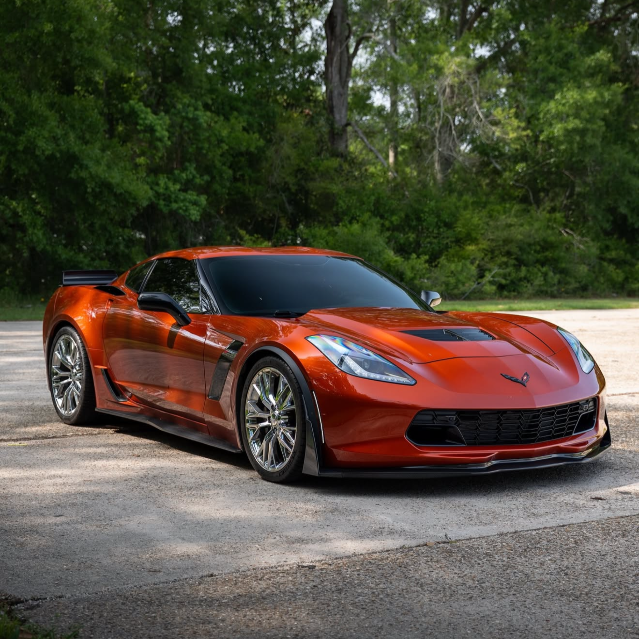 AAD CARBON FIBER FRONT LIP - CHEVROLET CORVETTE C7 (2014–2019)