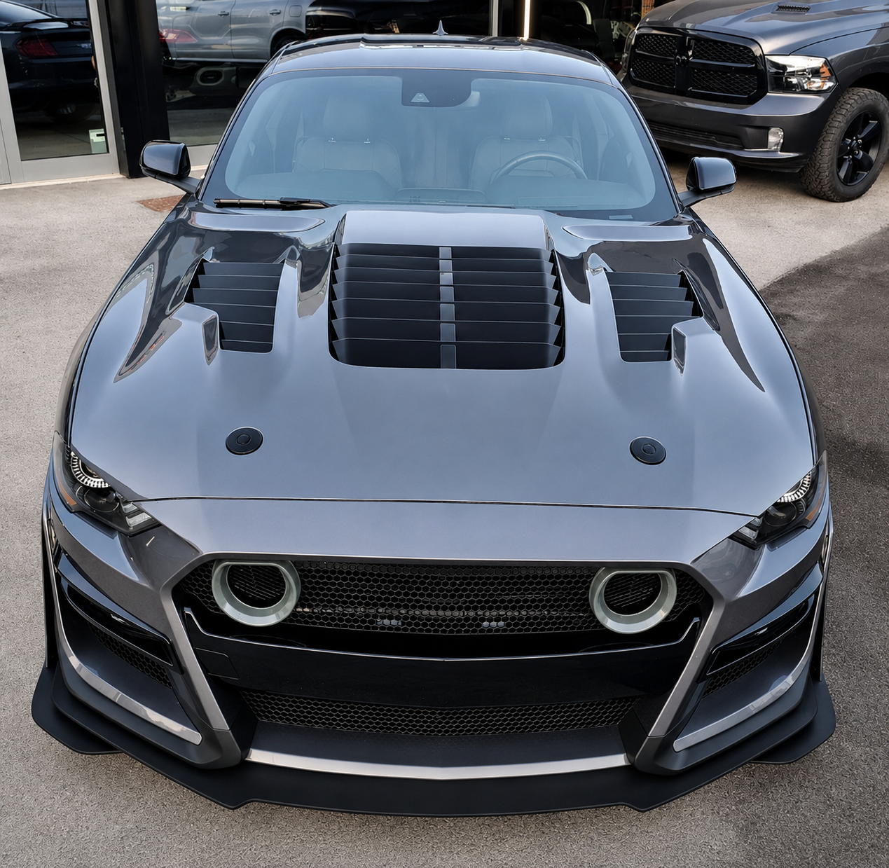 SHELBY STYLE FRONT HOOD / ENGINE BONNET - FORD MUSTANG (2018–2023)