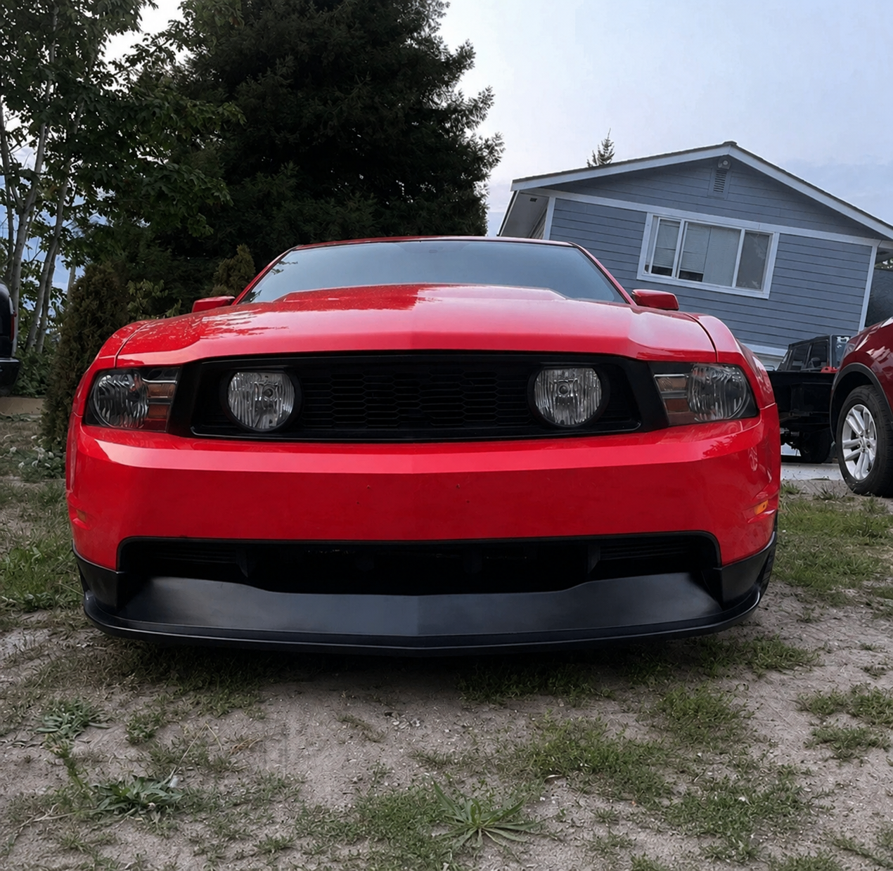 AAD STYLE FRONT LIP - FORD MUSTANG GT V8 (2010–2012)