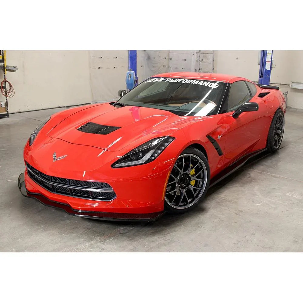 APR STYLE CARBON FIBER FRONT AIR DAM LIP - CHEVROLET CORVETTE C7 (2014–2019) / C7 Z06 (2015–2019)