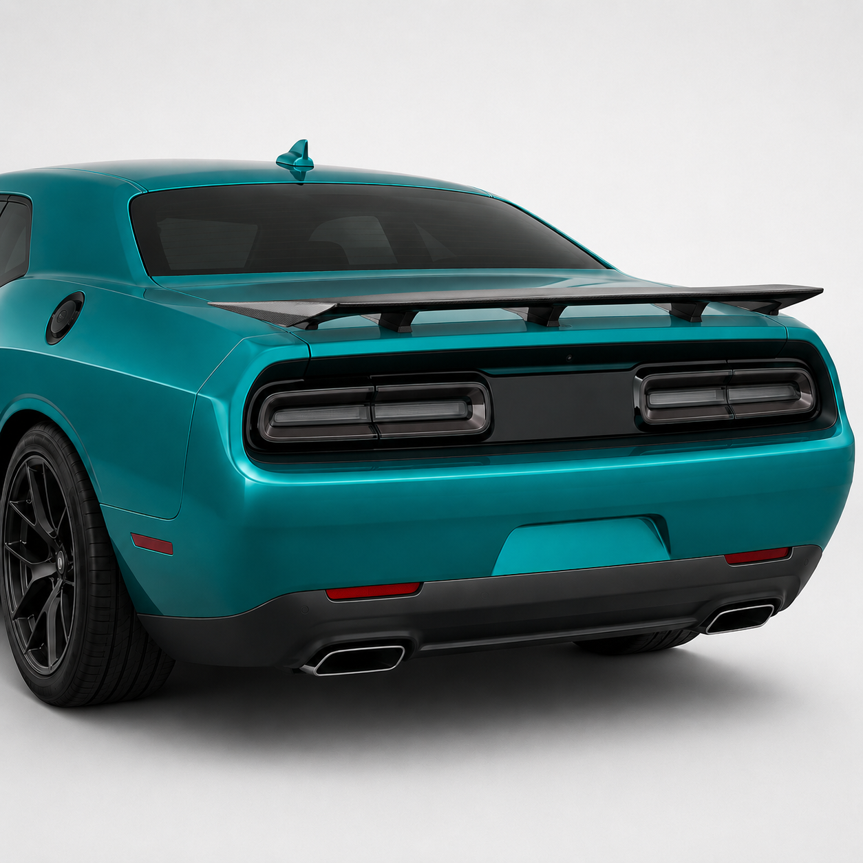 Strata Style Carbon Fiber One-Piece Rear Wing Spoiler – Dodge Challenger (2015–2019)