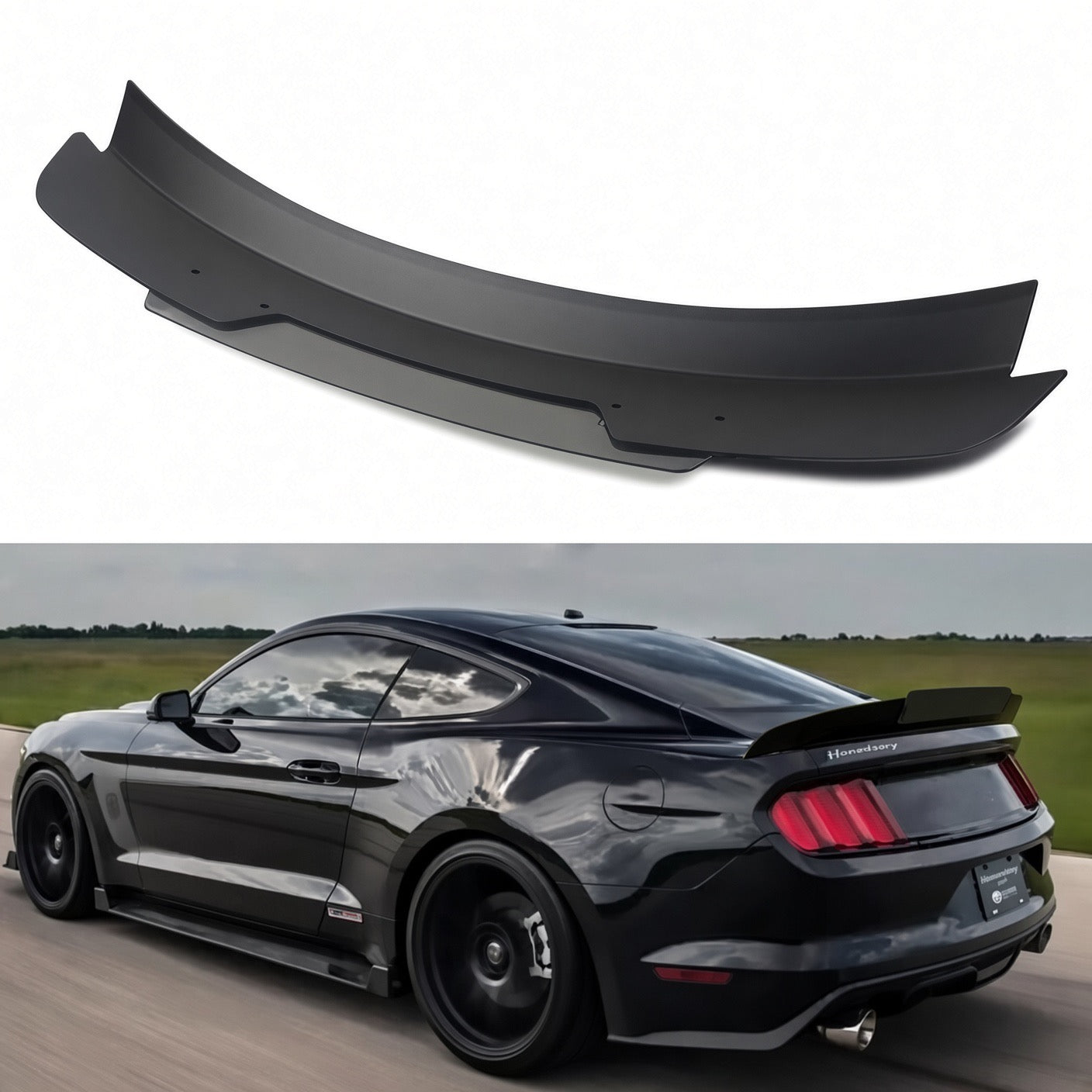 AAD PERFORMANCE HIGH KICK WICKERBILL TRUNK SPOILER - FORD MUSTANG (2015–2023)