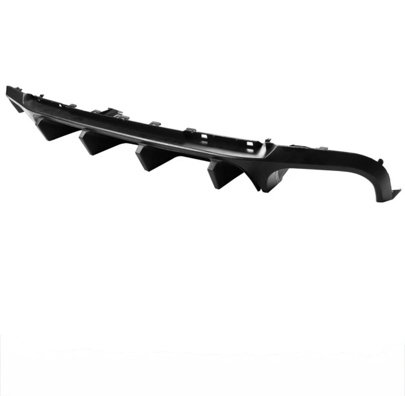 V2 MATTE BLACK REAR DIFFUSER - FORD MUSTANG GT500 (2013–2014)