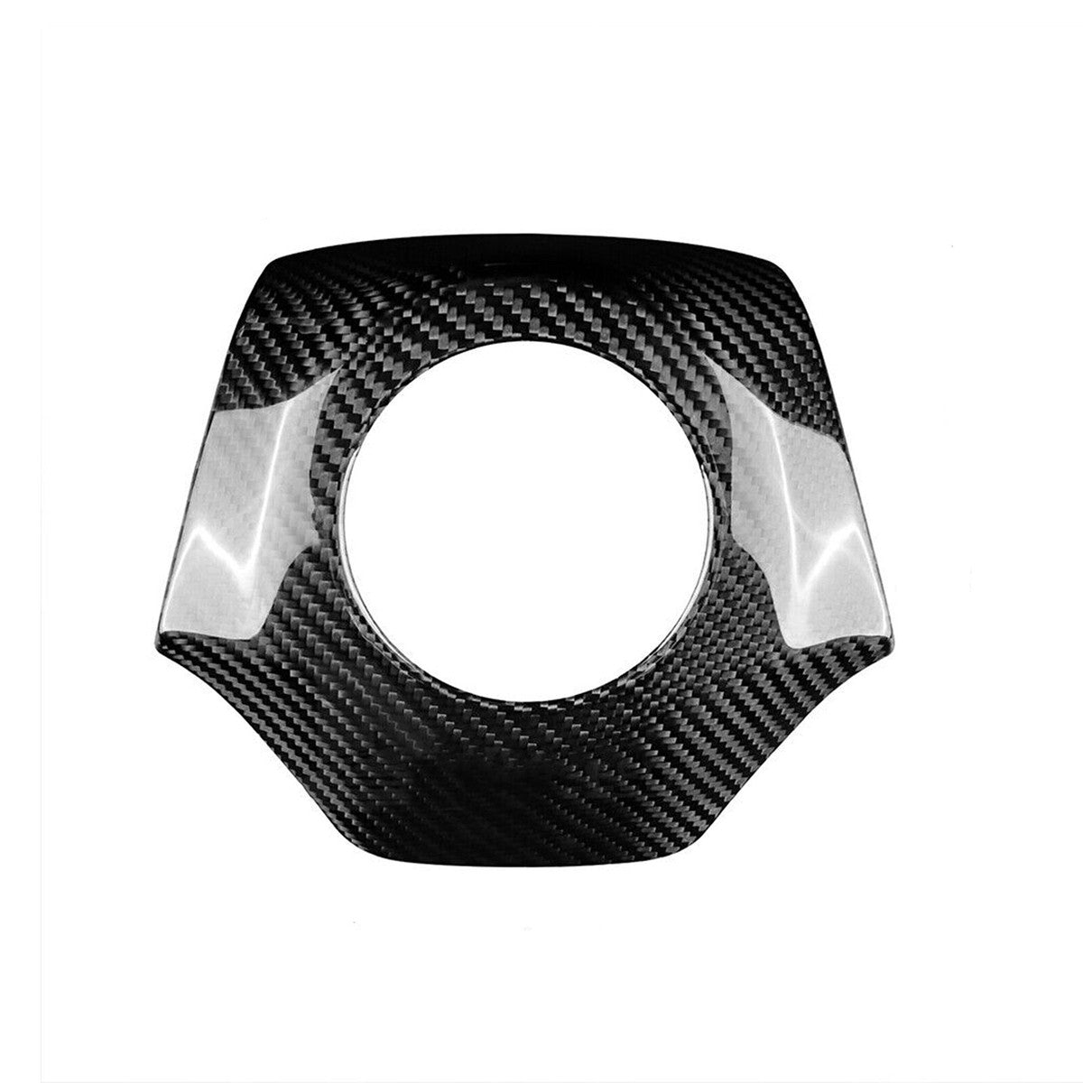 CARBON FIBER BLACK STEERING WHEEL COVER TRIM - CHEVROLET CAMARO (2016–2023)