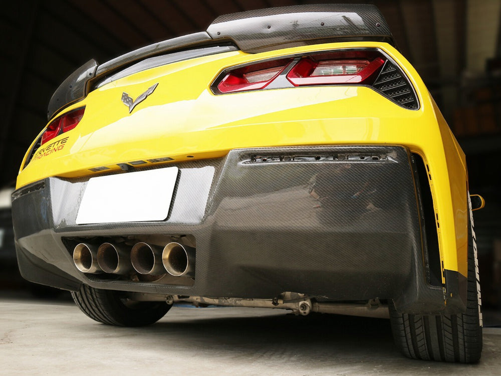Dry Carbon Fiber Rear Bumper Diffuser - Chevrolet Corvette C7 (2014–2019)