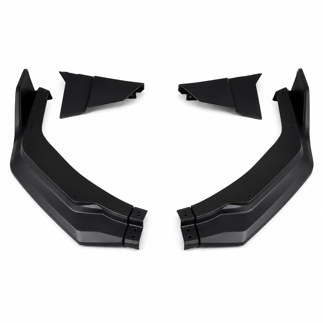 3PCS FRONT LIP SPLITTER EXTENSIONS - FORD MUSTANG GT / ECOBOOST / DARK HORSE (2024+)