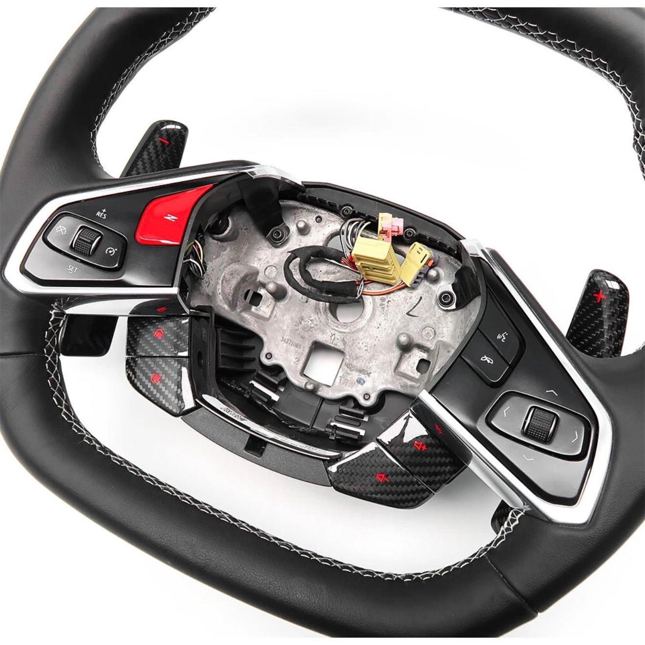 2020–2026 Chevrolet Corvette C8 Carbon Fiber Paddle Shifters