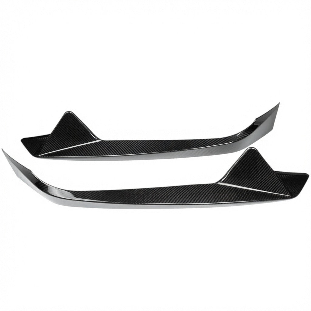 2020–2026 Chevrolet Corvette C8 Stingray AAD Carbon Fiber Front Bumper Splitters