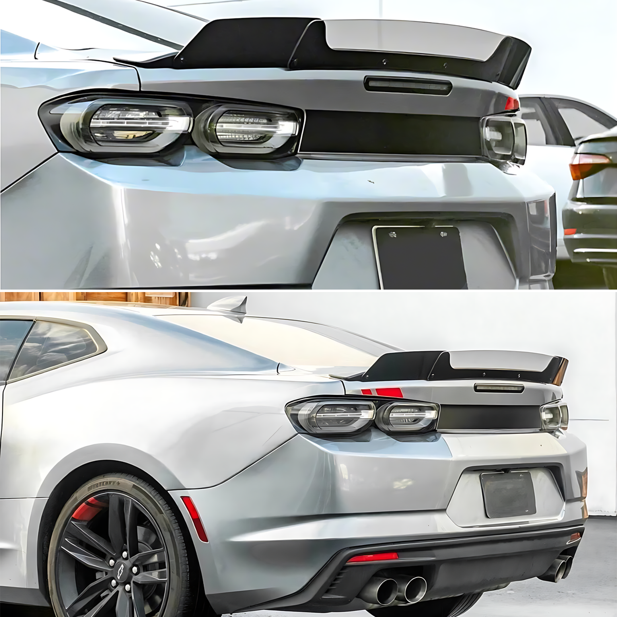 ZL1 1LE Style ABS Unpainted Black Trunk Spoiler – Chevrolet Camaro (2016–2024)