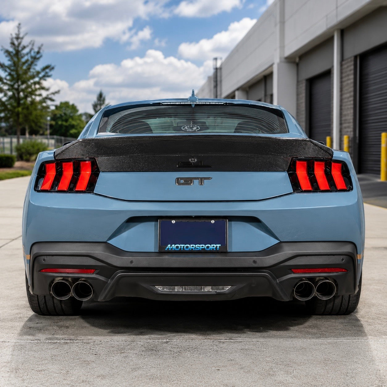 DX CARBON PERFORMANCE PACK STYLE CARBON FIBER REAR SPOILER - FORD MUSTANG (2024+)