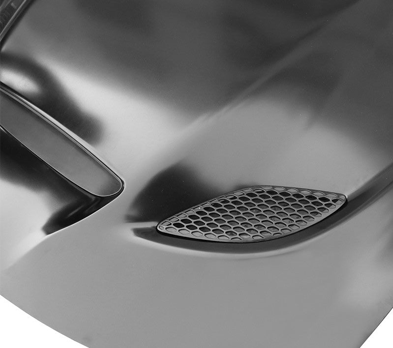 HELLCAT STYLE BLACK ALUMINUM VENTED HOOD - DODGE CHARGER SRT (2015–2023)