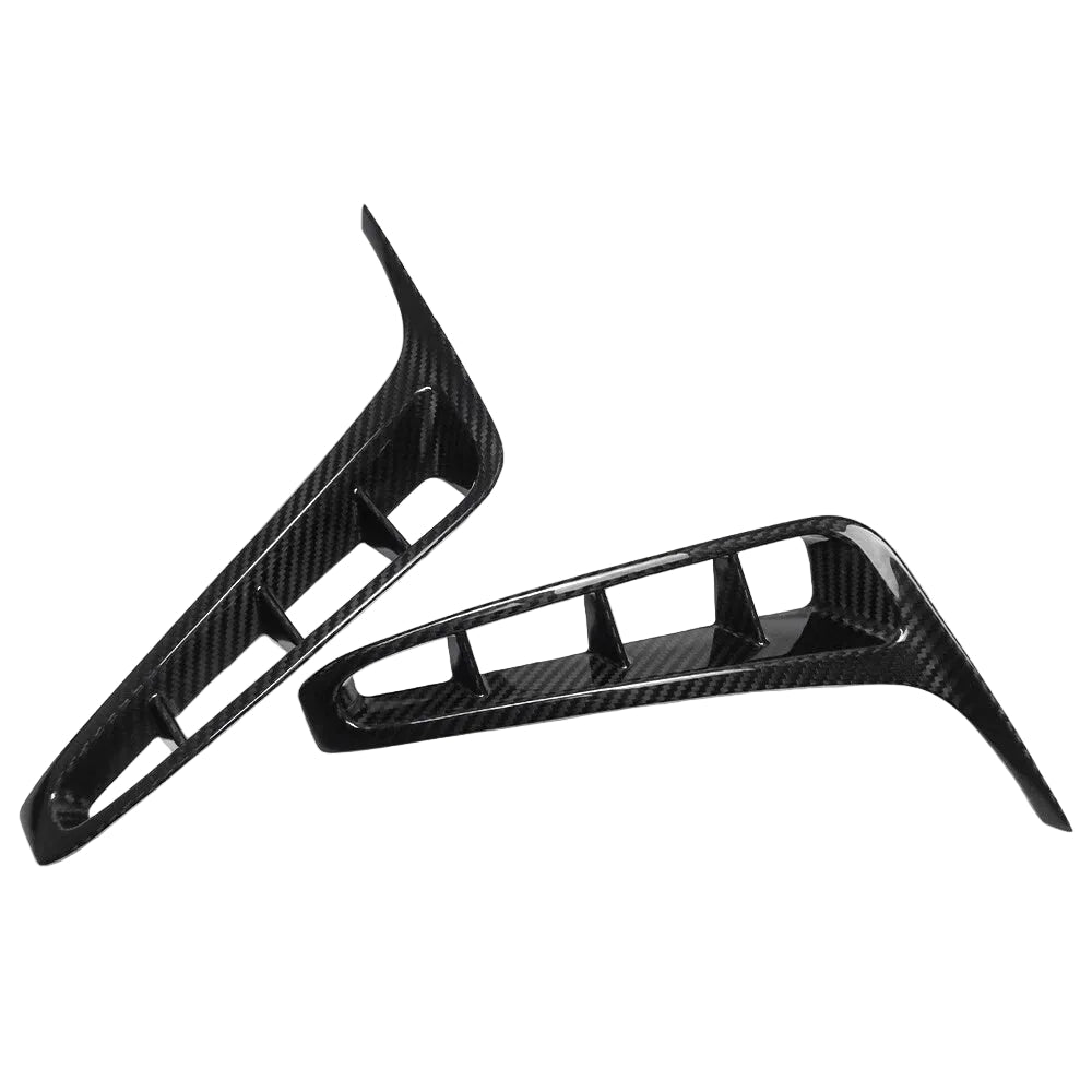 2023–2025 Chevrolet Corvette C8 Z06 / E-Ray Carbon Fiber Rear Bumper Side Vent Covers