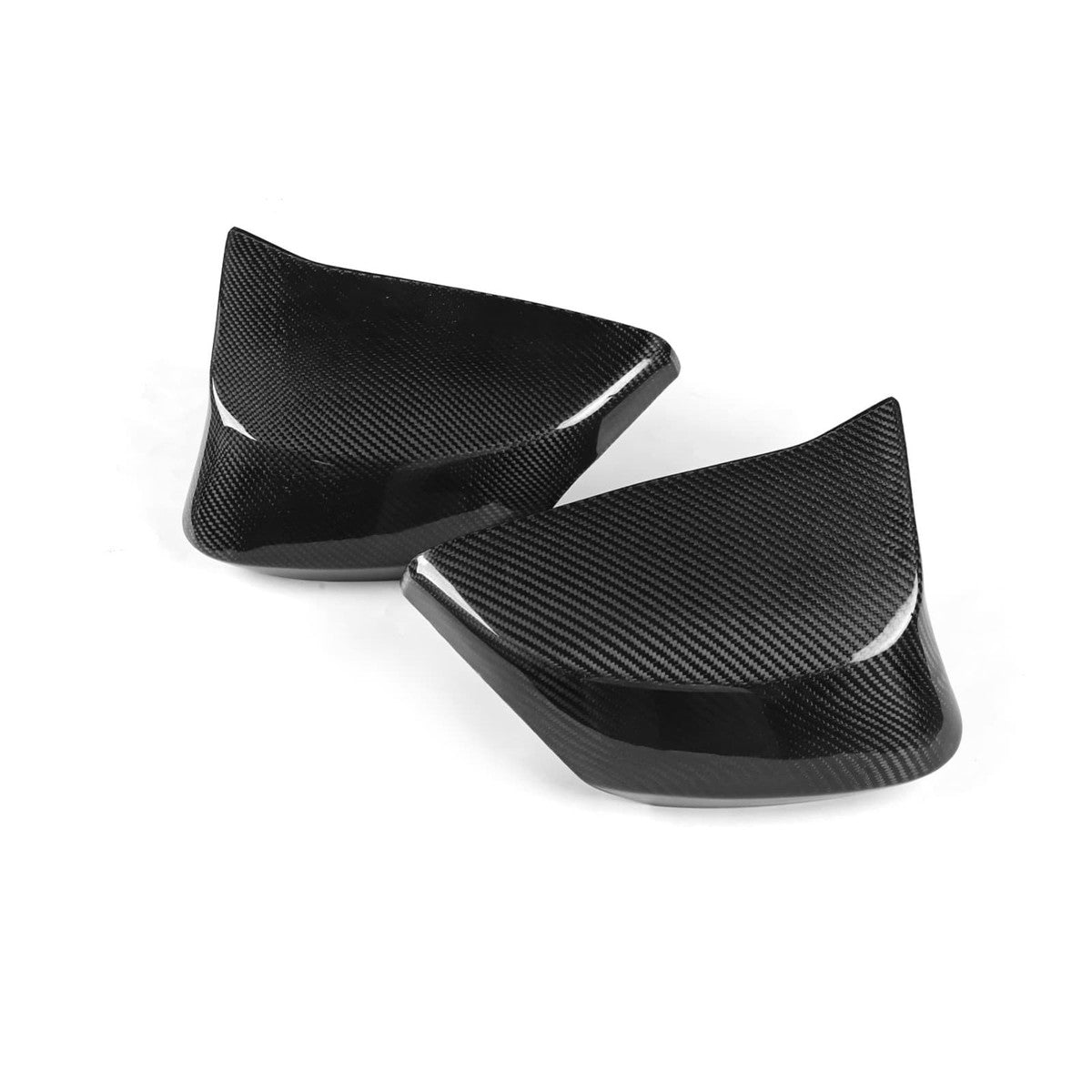 M STYLE CARBON FIBER MIRROR OVERLAYS - C8 CORVETTE