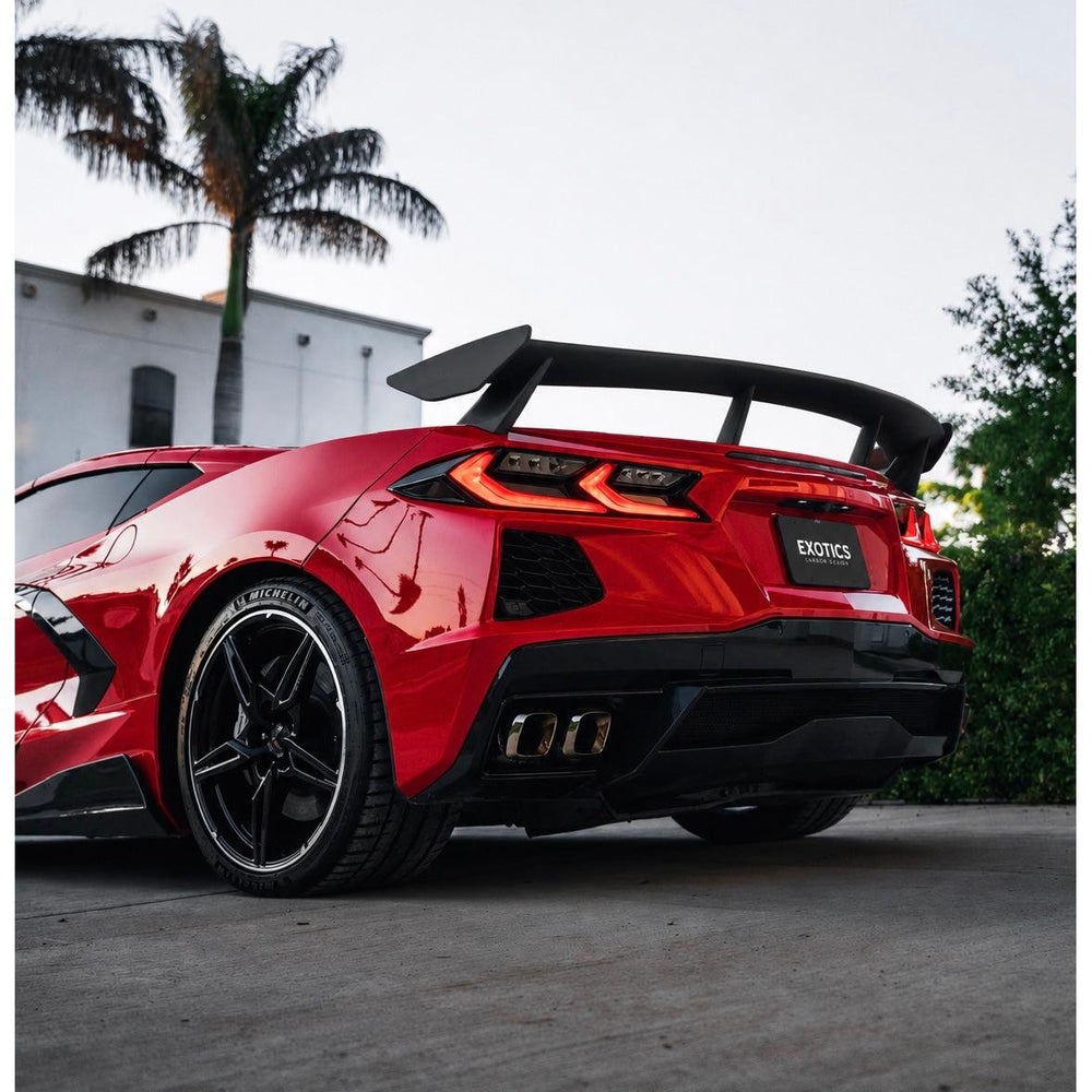 2020–2026 Chevrolet Corvette C8 Matte Black High Wing Spoiler