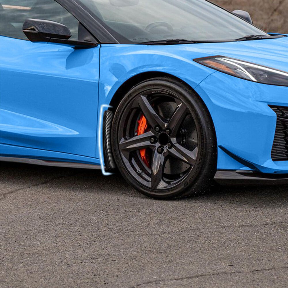 Chevrolet Corvette C8 Z06 & E-Ray Carbon Fiber Extended Splash Guards