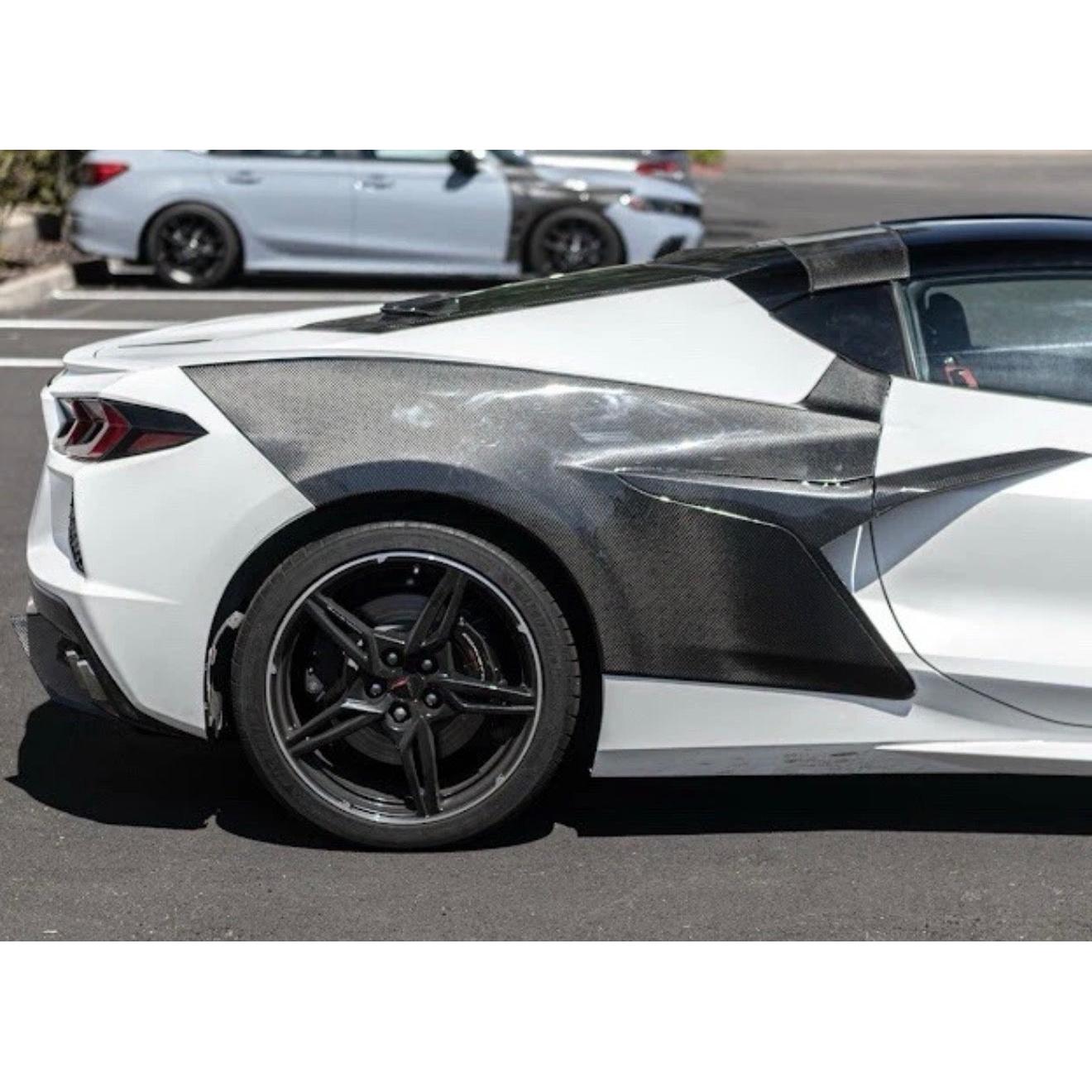 2020–2026 Chevrolet Corvette C8 Z06 Style Carbon Fiber Rear Fenders