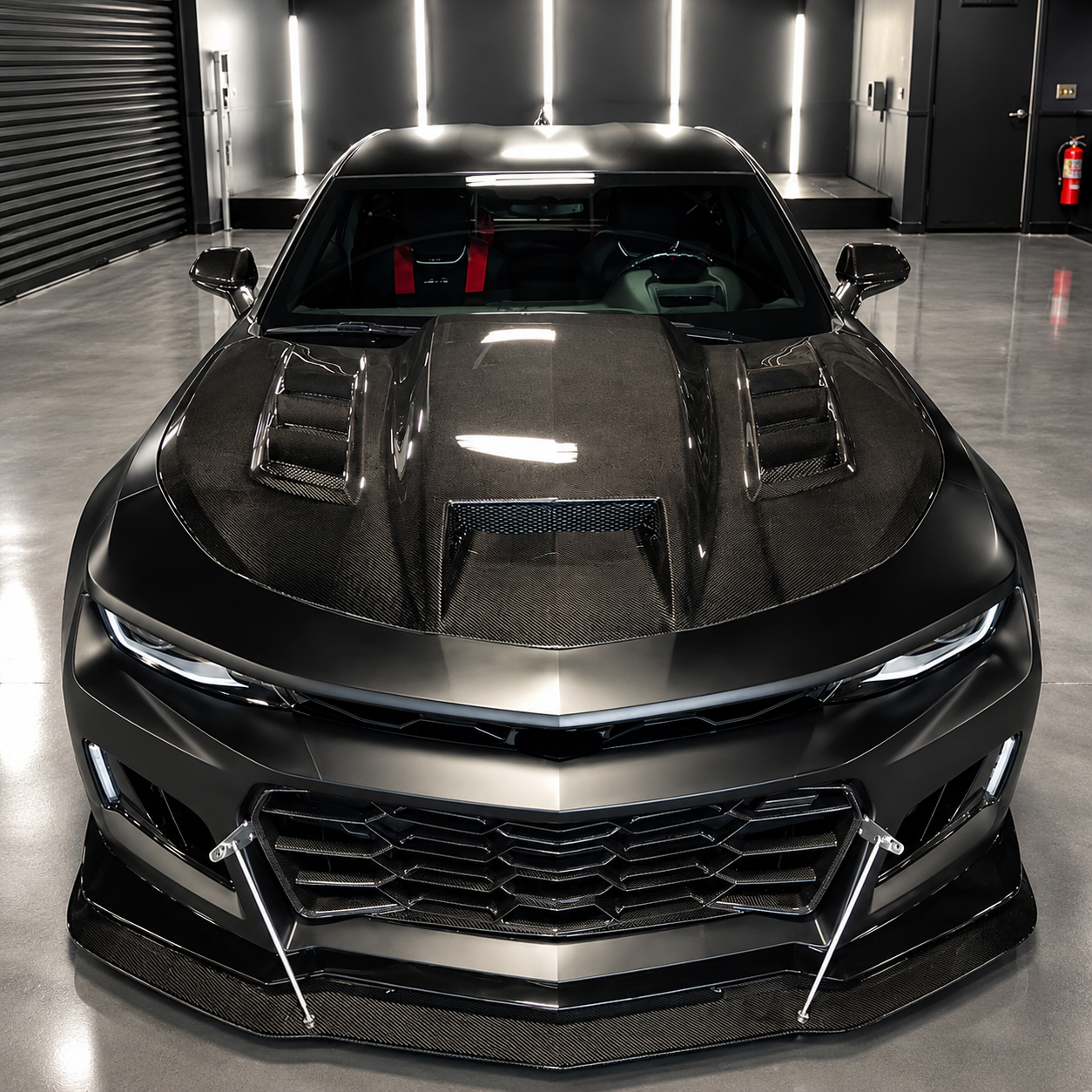AAD RACING TERMINATOR STYLE CARBON FIBER HOOD - CHEVROLET CAMARO (2016–2024)