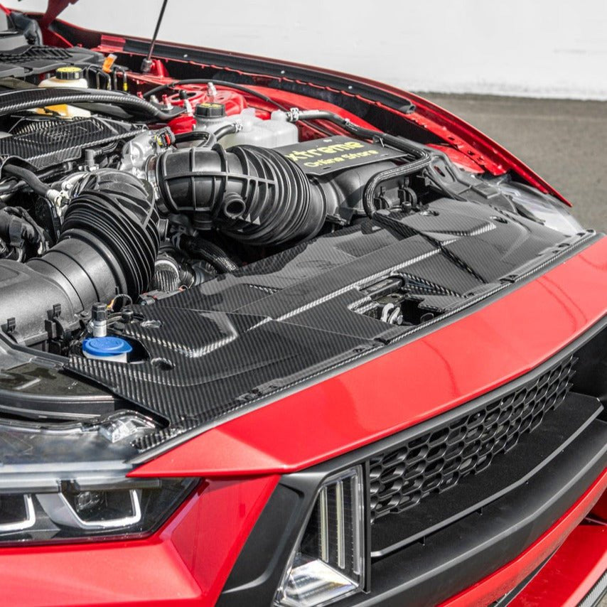 DIRECT REPLACEMENT CARBON FIBER RADIATOR SHROUD - FORD MUSTANG S650 (2024+)