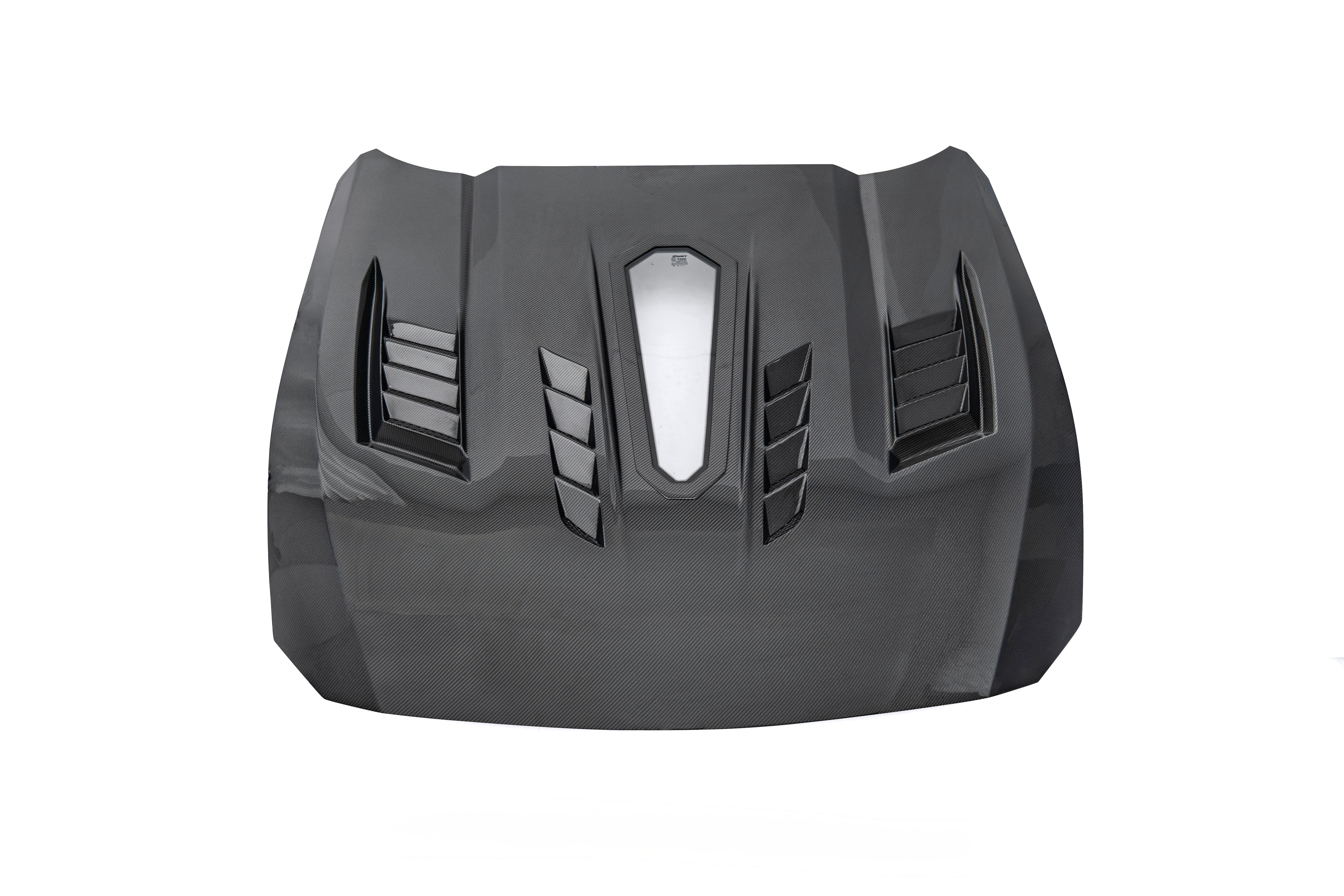 TERMINATOR STYLE CARBON FIBER ENGINE SHOW HOOD - FORD MUSTANG (2024+)