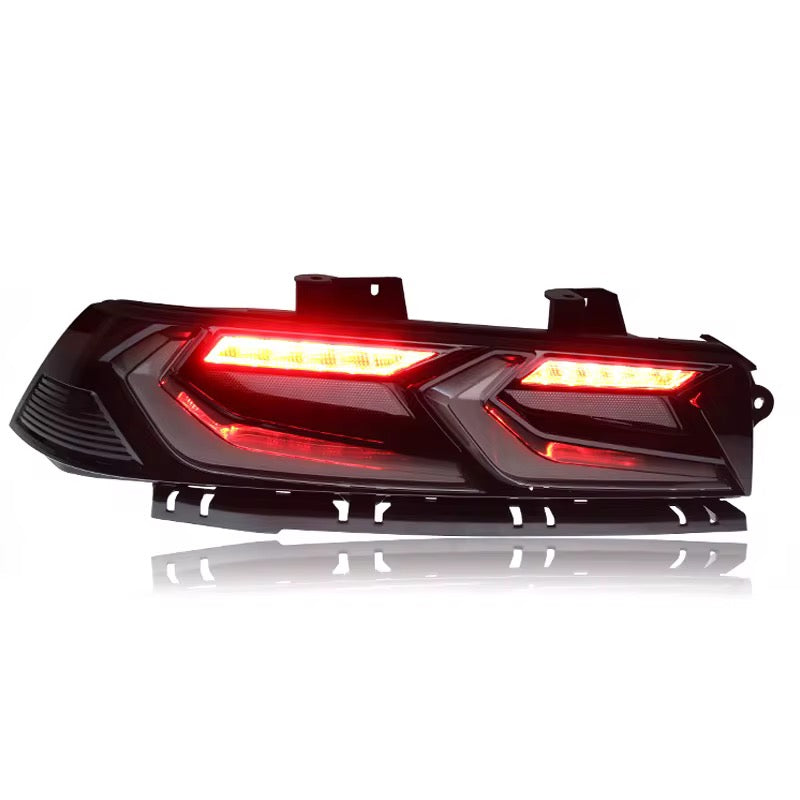 2020–2026 Chevrolet Corvette C8 Smoke Style LED Taillights with Amber Sequential Turn Signals (Pair)