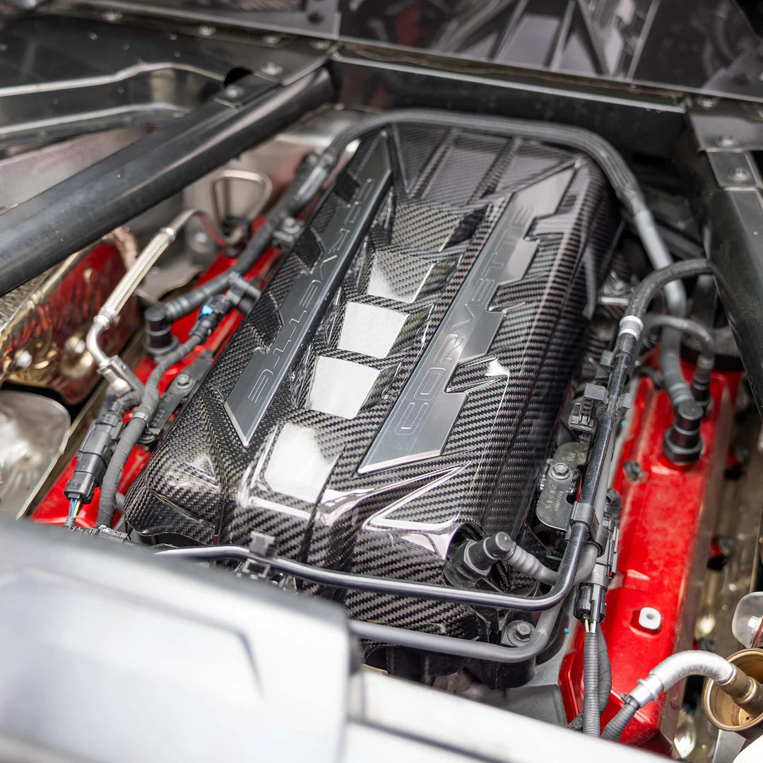 Chevrolet Corvette C8 Carbon Fiber Engine Cover