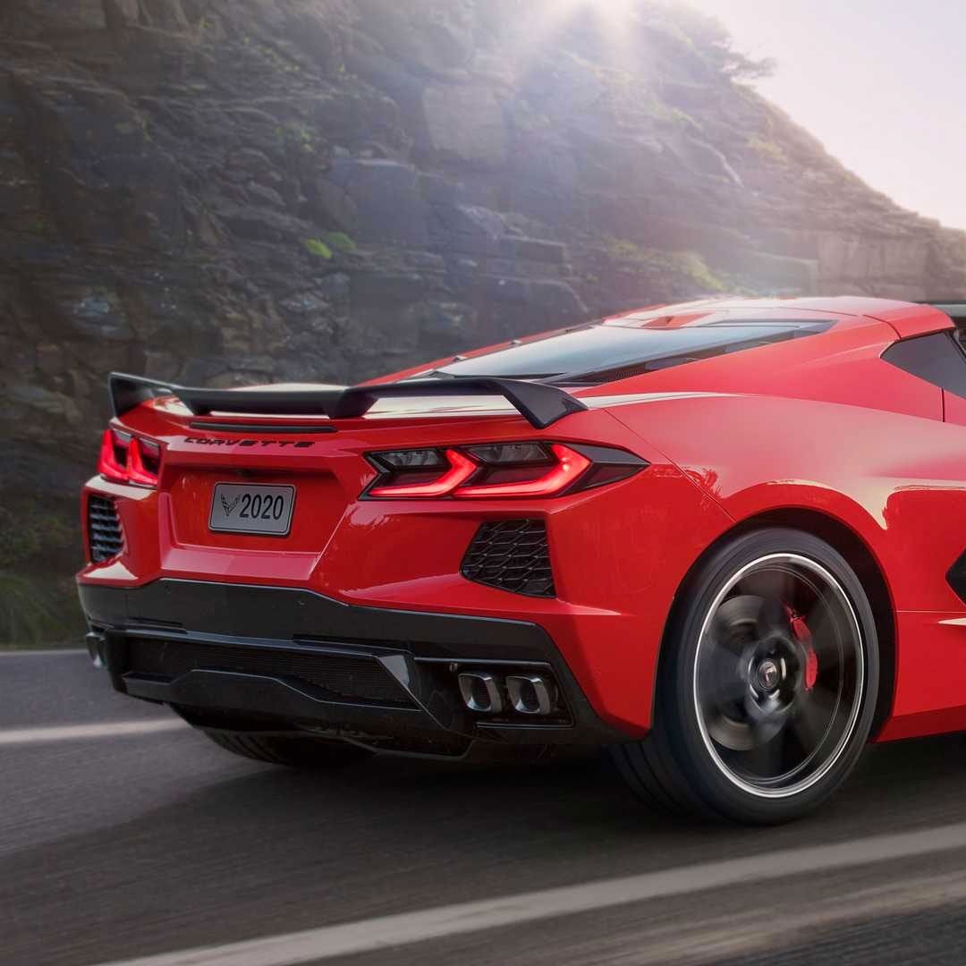2020–2026 Chevrolet Corvette C8 Stingray OE Style Gloss Black Rear Spoiler