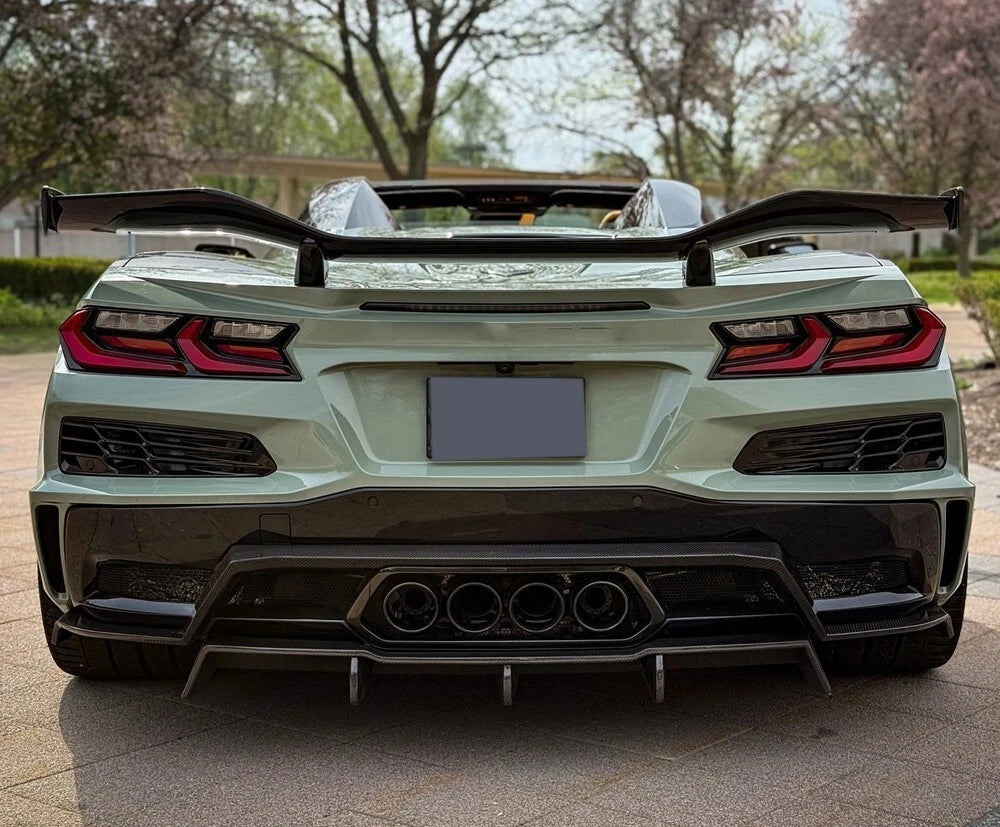 2023–2026 Chevrolet Corvette C8 Z06 AAD Carbon Fiber Rear Diffuser Add-On